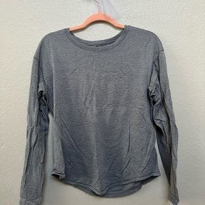 Grey lululemon long sleeve top